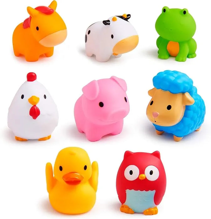 Jouets de bain Munchkin® Animaux de la ferme – Lot de 8, 9 mois et +