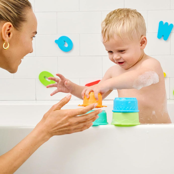 Munchkin® Connect-A-Cup Bath Toy Stacking and Straining Cups