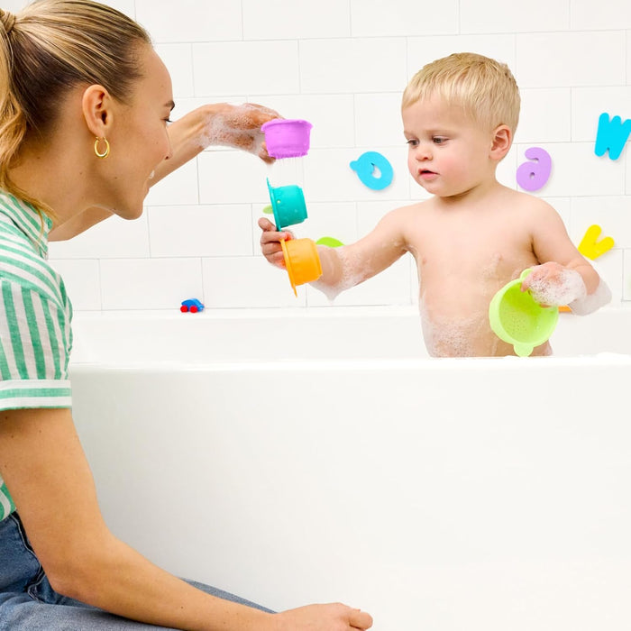 Munchkin® Connect-A-Cup Bath Toy Stacking and Straining Cups