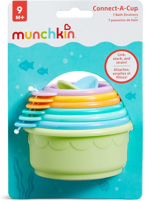 Munchkin® Connect-A-Cup Bath Toy Stacking and Straining Cups