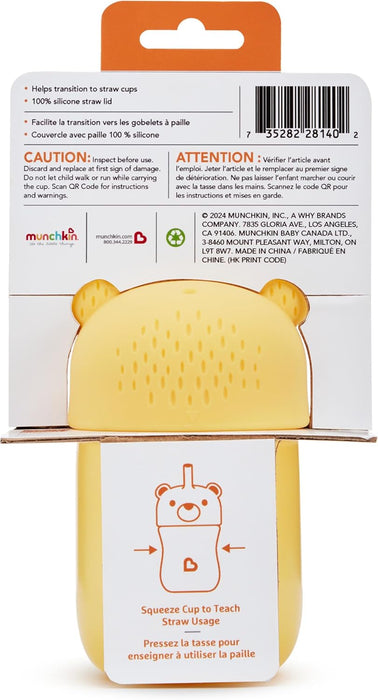 Munchkin® Gentle Transition Honey Bear Straw Cup Yellow