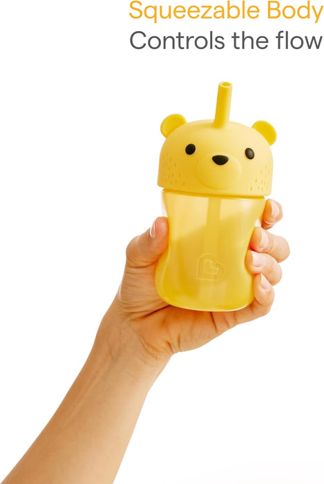 Munchkin® Gentle Transition Honey Bear Straw Cup Yellow