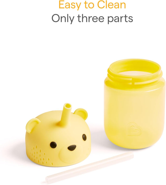 Munchkin® Gentle Transition Honey Bear Straw Cup Yellow
