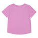Nike Dri-FIT kids pink short-sleeve t-shirt shown flat on a white background.