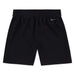 Nike Dri-FIT kids’ black athletic shorts shown flat on a white background.