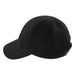 Nike black kids baseball cap shown from the back with adjustable strap and curved brim.