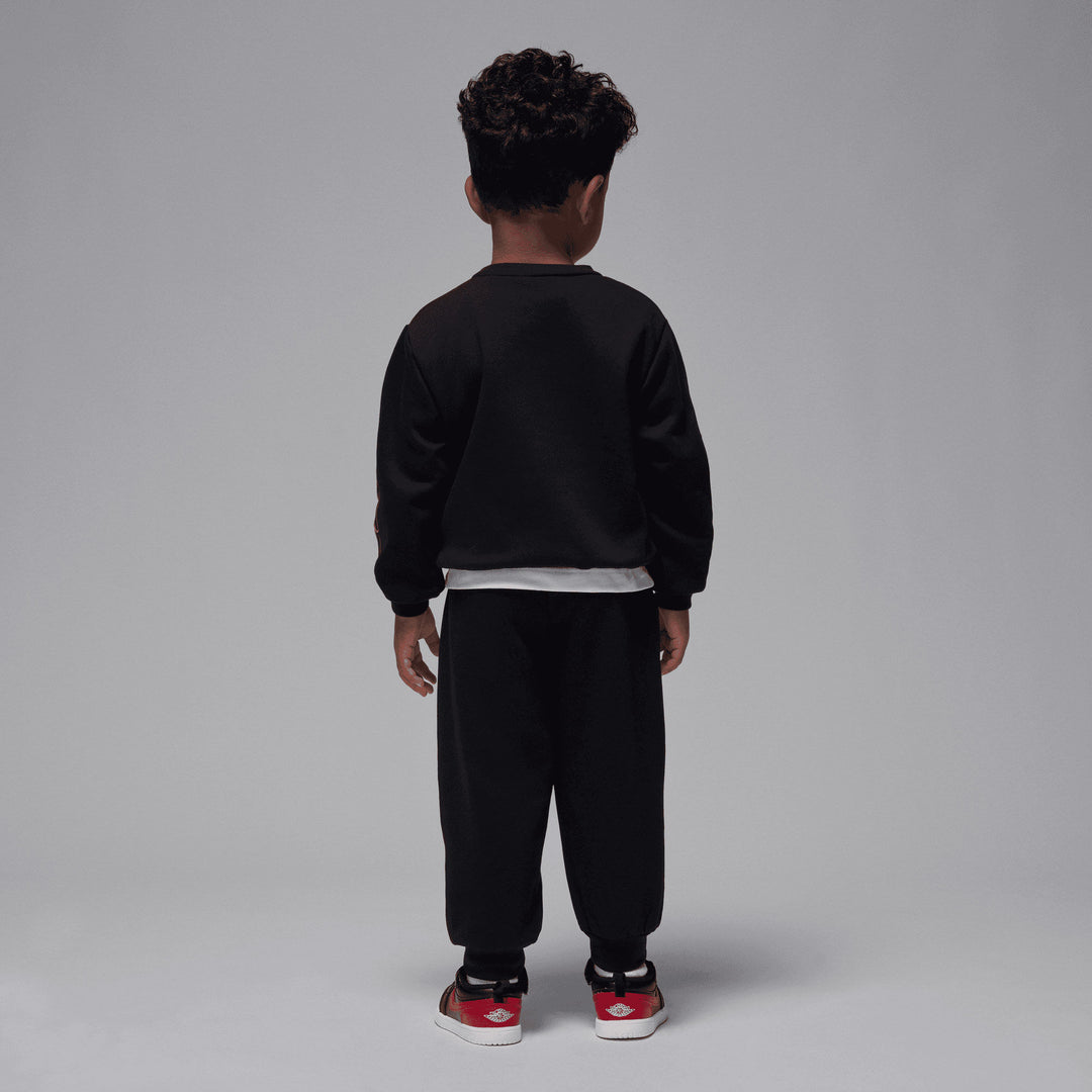 Jordan Mountainside fleece crew set Black 02