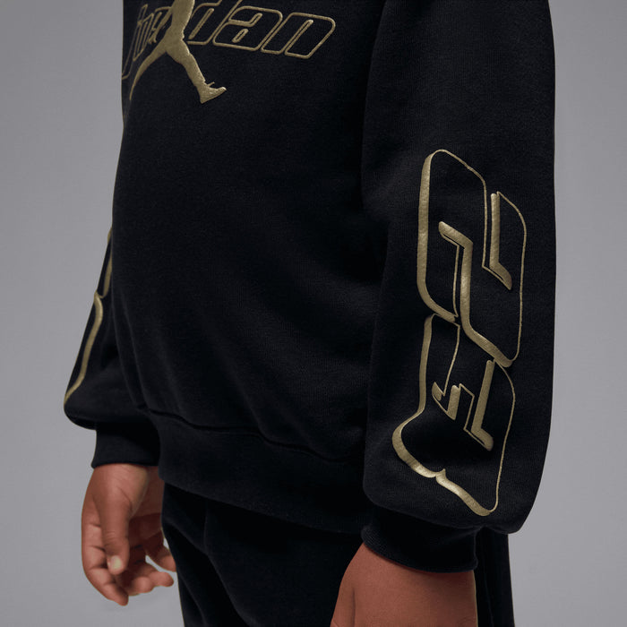Jordan Mountainside fleece crew set Black 06