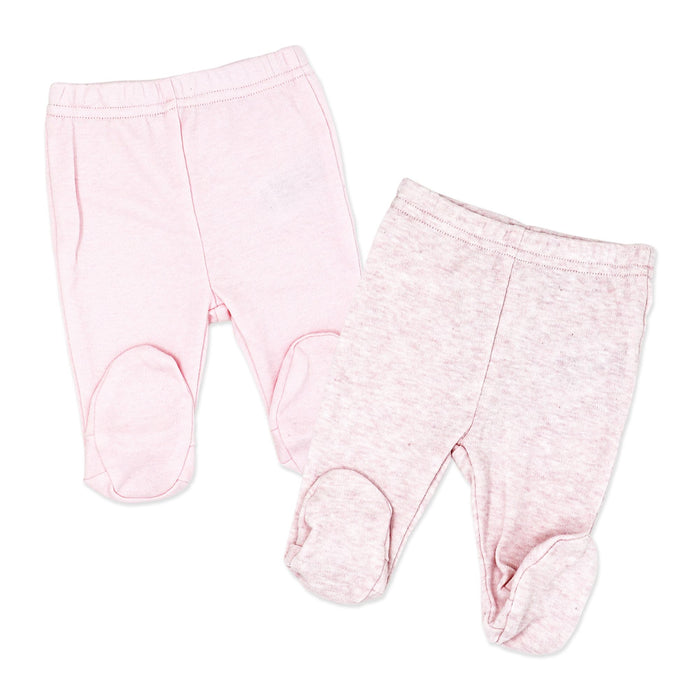 Ensemble deux pièces avec pantalon à pieds Naturelle Beige | Prématuré à 3 mois