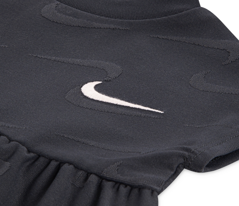 Combinaison Nike® Infant Swoosh Motion « Gris foncé | De 0 à 3 mois à 9 mois »