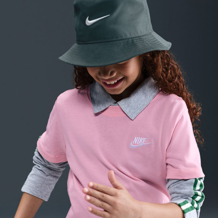 T-shirt Nike® Swoosh Futura Flamigo Rose | 2T à 4T