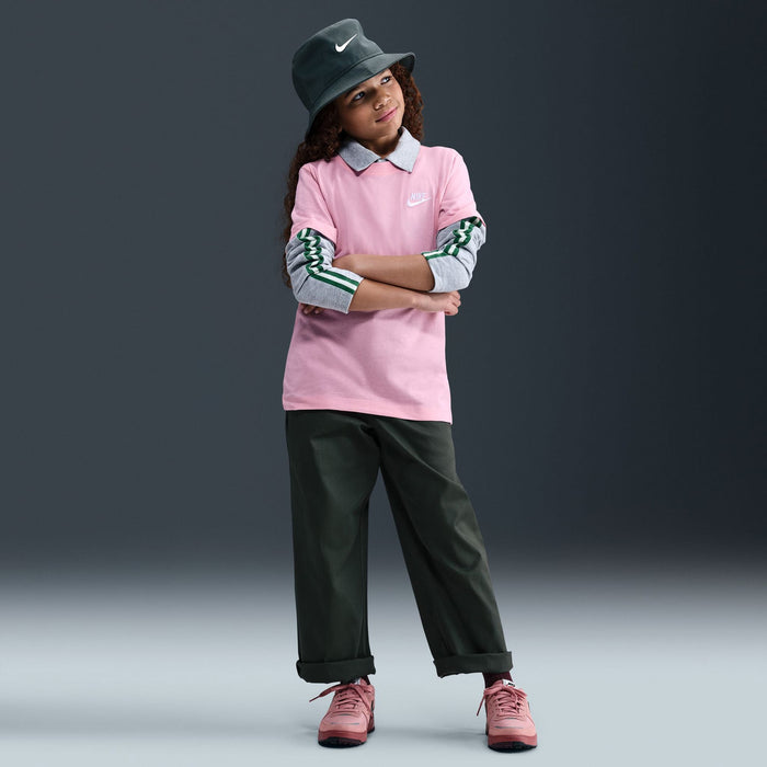 T-shirt Nike® Swoosh Futura Flamigo Rose | 2T à 4T