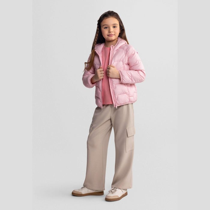 O.K. Kids® Quilted Puffer Jacket Hooded Size 3 to 15