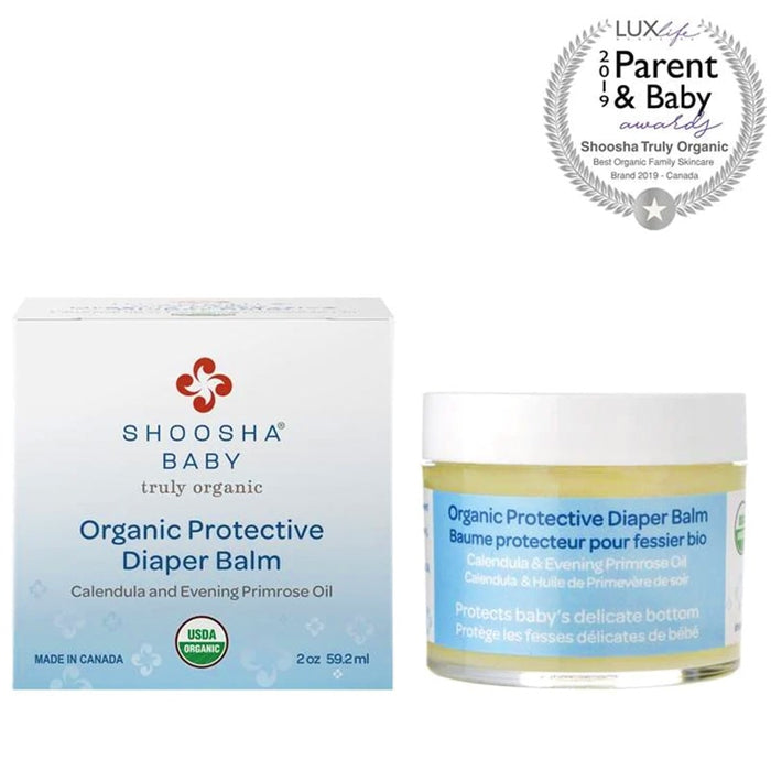 Shoosha Baby Organic Protective Diaper Balm - 2oz / 59ml