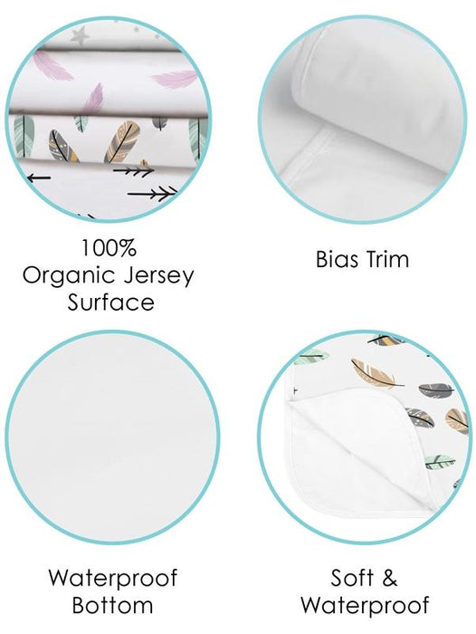 Kushies Jersey Bio | Matelas à langer plat