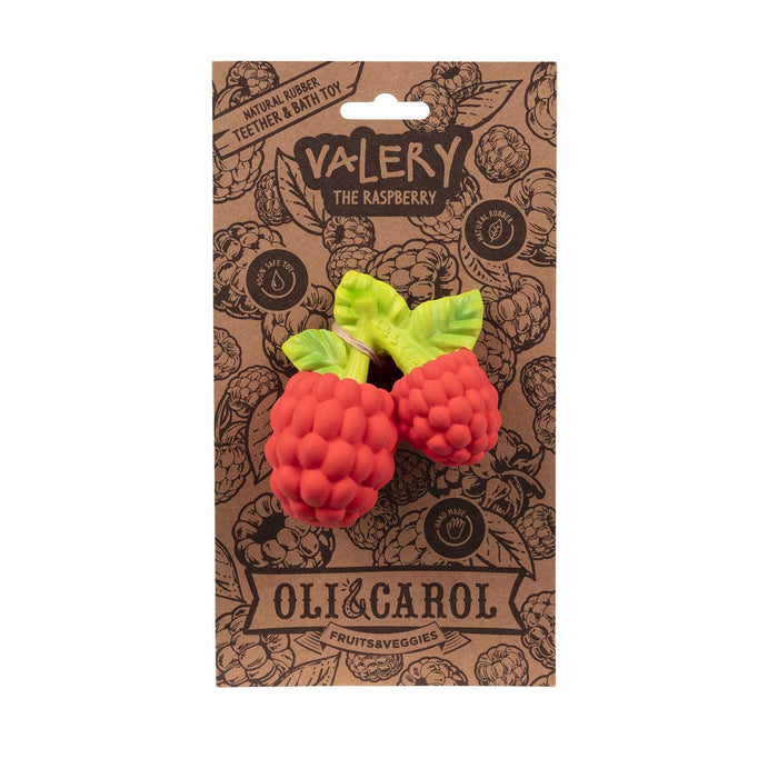 Oli & Carol® Valery the Raspberry Baby Teether