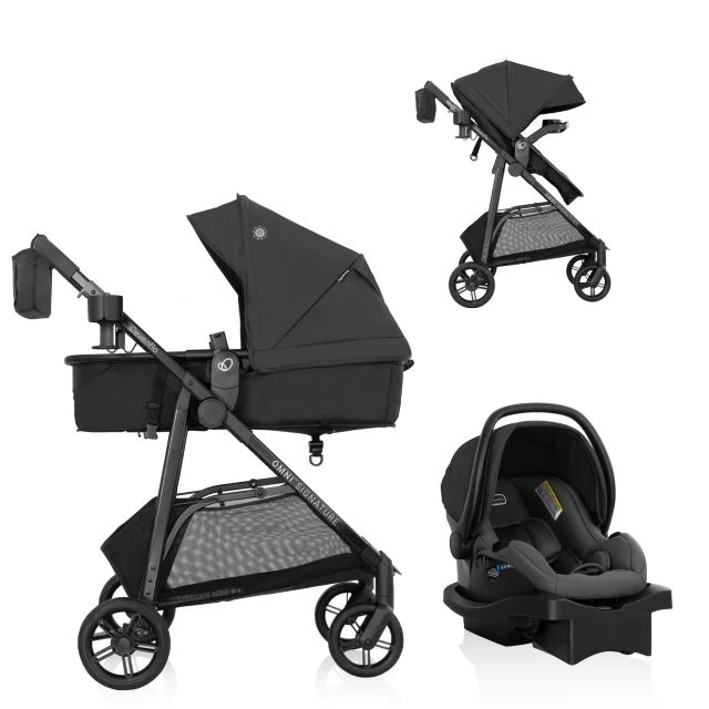 Evenflo® Omni Signature Travel System with LiteMax Infant Car Seat – Stroller Up to 50 lb