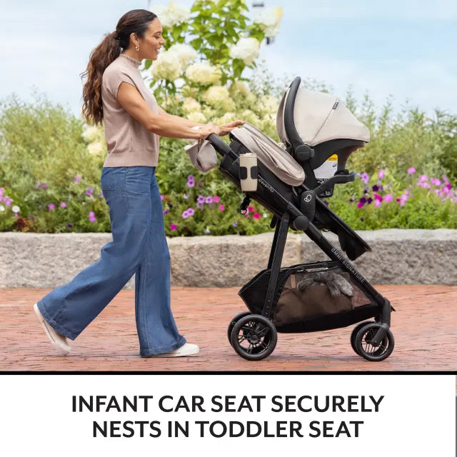 Evenflo® Omni Signature Travel System with LiteMax Infant Car Seat – Stroller Up to 50 lb
