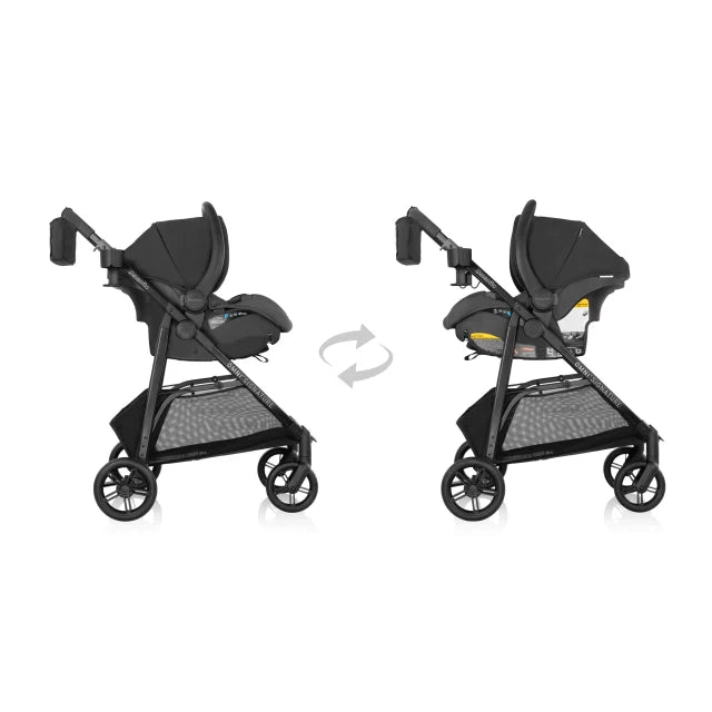 Evenflo® Omni Signature Travel System with LiteMax Infant Car Seat – Stroller Up to 50 lb