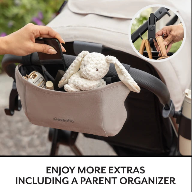 Evenflo® Omni Signature Travel System with LiteMax Infant Car Seat – Stroller Up to 50 lb