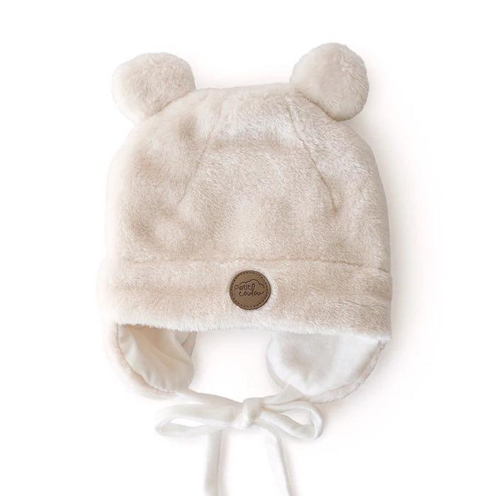 Bonnet en peluche Ourson Petit Coulou pour bébé (0 à 18 mois)