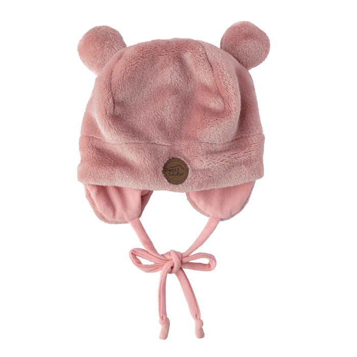 Bonnet en peluche Ourson Petit Coulou pour bébé (0 à 18 mois)