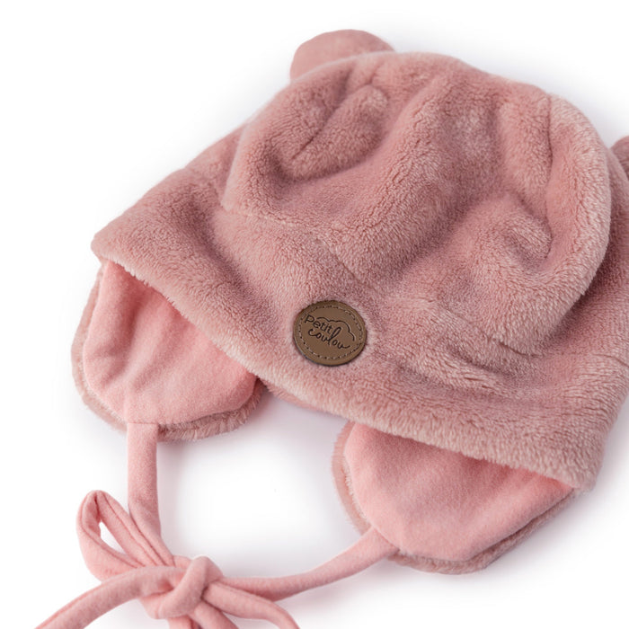 Bonnet en peluche Ourson Petit Coulou pour bébé (0 à 18 mois)