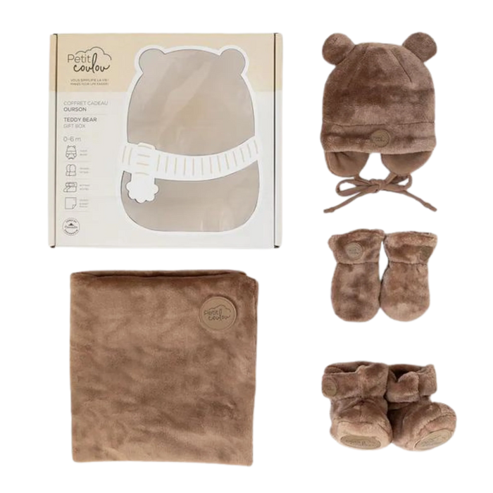 Petit Coulou - Baby Winter Accessories Gift Box (4 accessories) - 0-6m