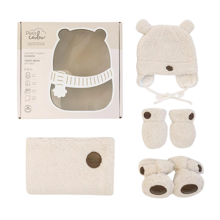 Petit Coulou - Baby Winter Accessories Gift Box (4 accessories) - 0-6m