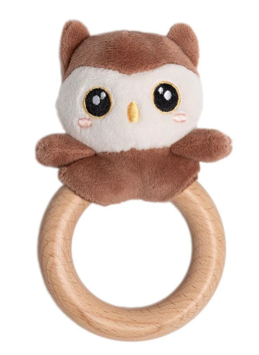 Pearhead Wooden Baby Teether Ring