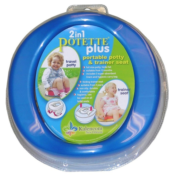 Kalencom Potette Plus siège de toilette d'entrainement à la propreté portatif 2-en-1