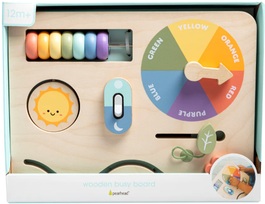 Pearhead® Baby Busy Board Toy 12m+