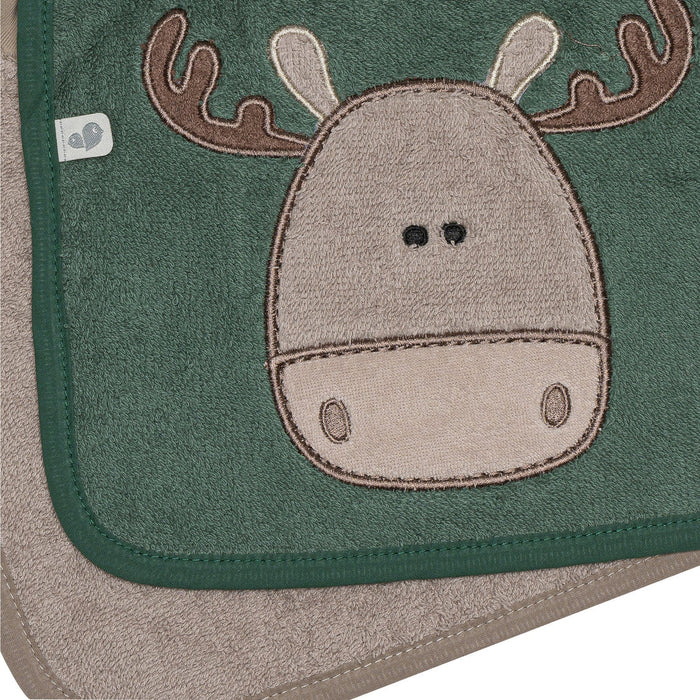 Perlimpinpin® Ensemble de 2 bavoirs en tissu éponge