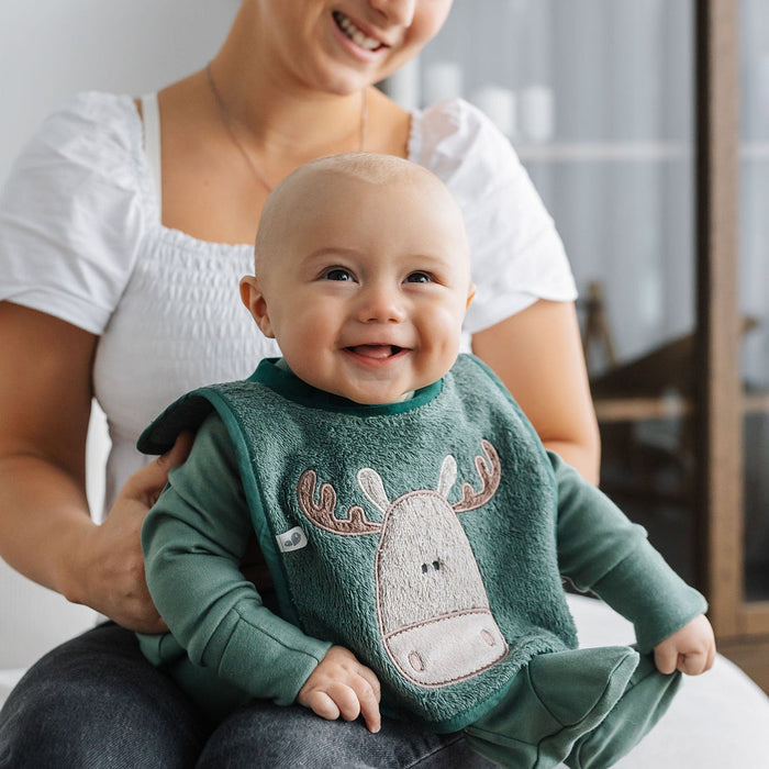 Perlimpinpin® Ensemble de 2 bavoirs en tissu éponge