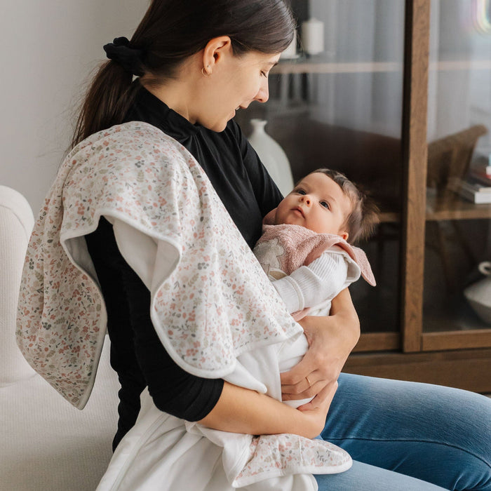 Perlimpinpin® Ensemble de 2 bavoirs en tissu éponge