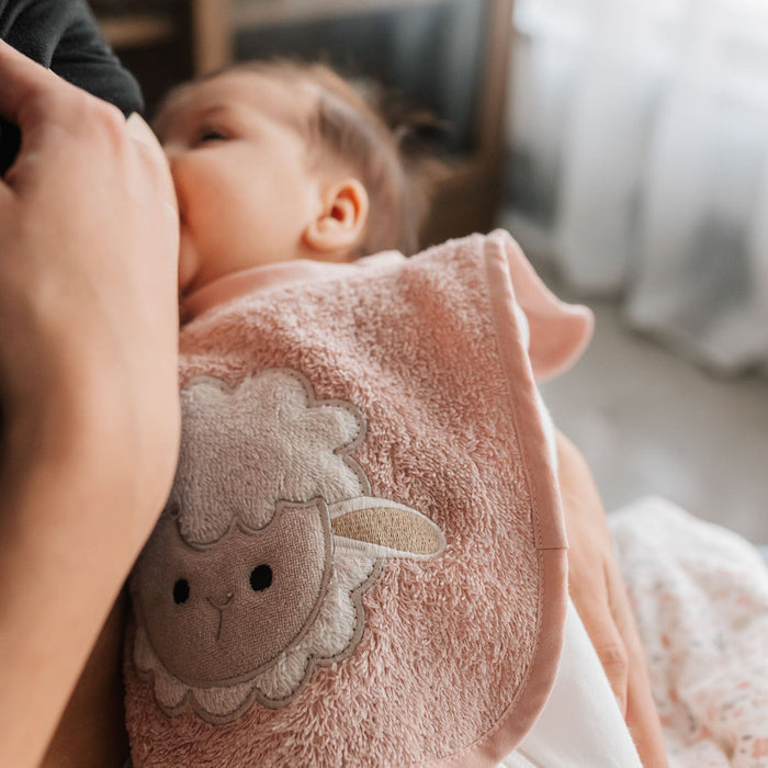 Perlimpinpin® Ensemble de 2 bavoirs en tissu éponge
