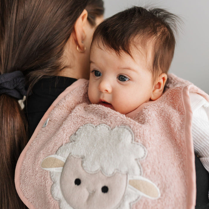 Perlimpinpin® Ensemble de 2 bavoirs en tissu éponge