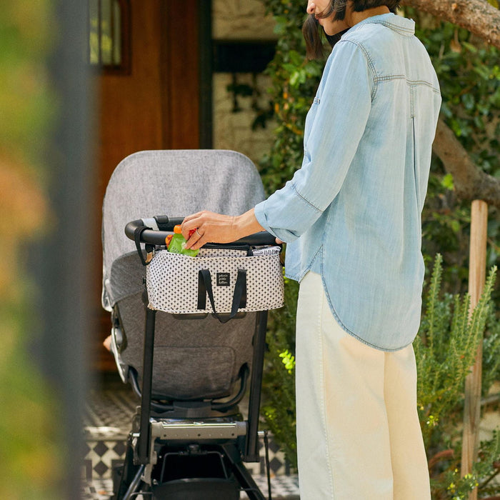 Petunia Pickle Bottom® Organiseur de Poussette 3 en 1 - Organiseur Universel pour Poussette - Sac à Langer