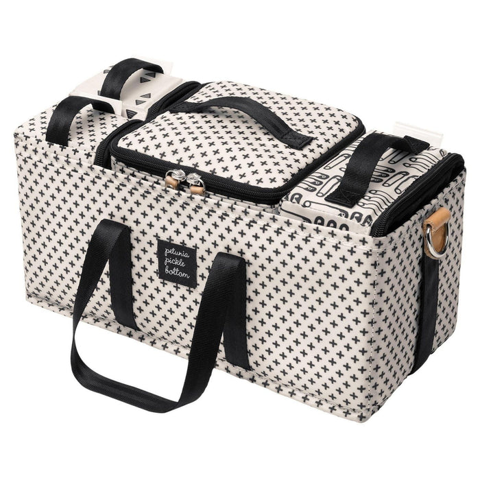 Petunia Pickle Bottom® Organiseur de Poussette 3 en 1 - Organiseur Universel pour Poussette - Sac à Langer