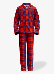 Pyjama 2 pièces à carreaux pour enfants Joe Boxer