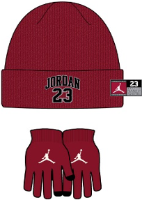 Ensemble Jordan 23 Jersey Beanie Gym Rouge (7-16 ans)