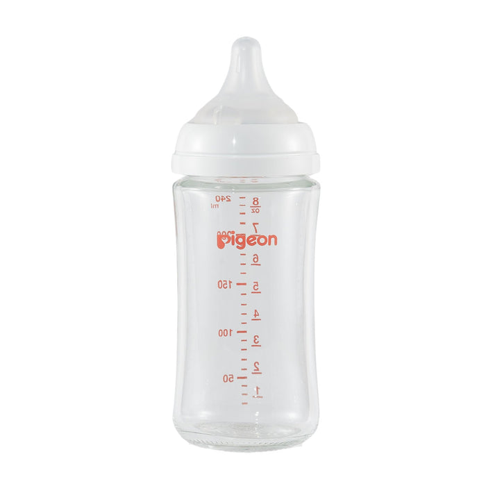 Pigeon® Glass Bottle 8oz with Medium Nipple (3M+)