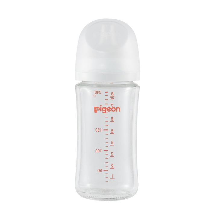 Pigeon® Glass Bottle 8oz with Medium Nipple (3M+)