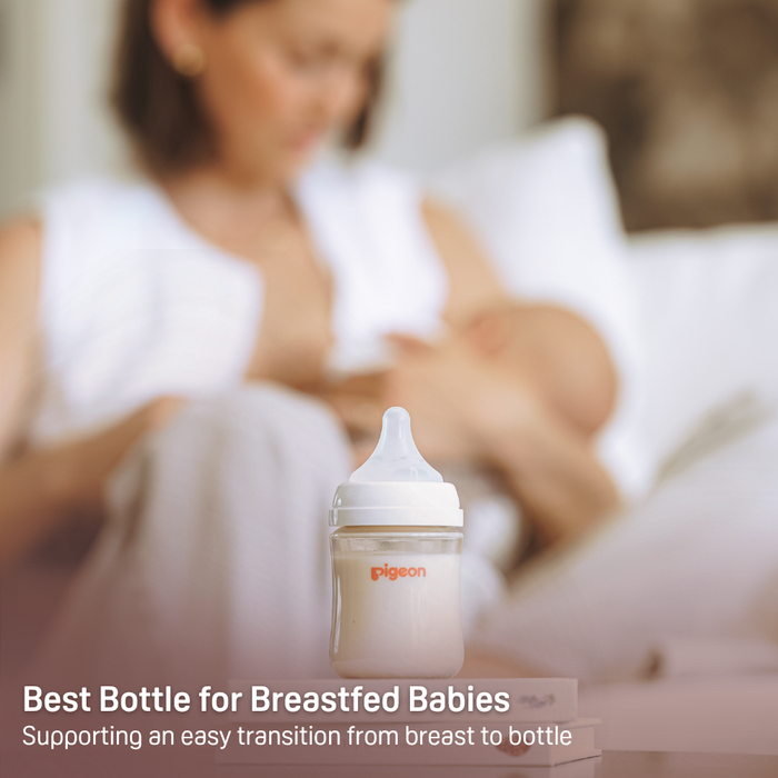 Pigeon® PPSU Bottle 5oz (1-Pack) with SS Nipple 0M+