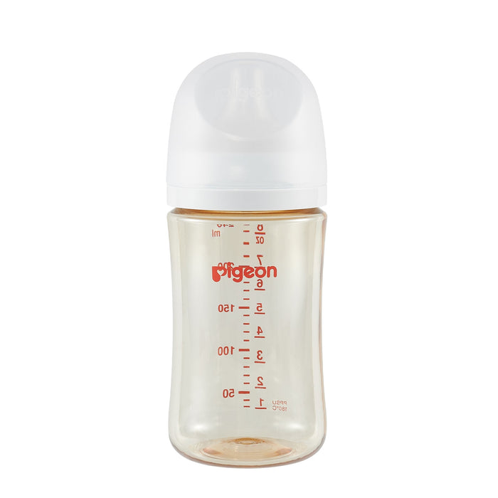Pigeon® PPSU Bottle 8oz (1-Pack) with M Nipple 3M+