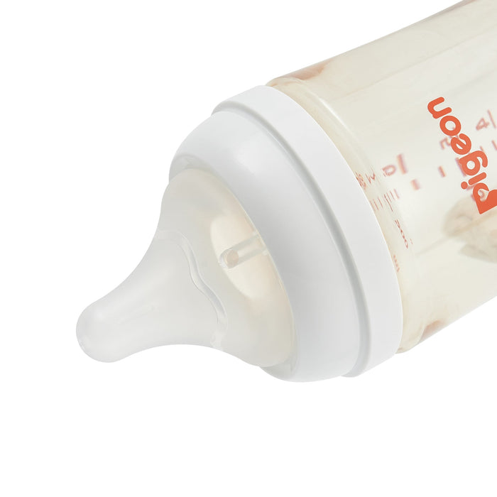 Pigeon® PPSU Bottle 8oz (1-Pack) with M Nipple 3M+