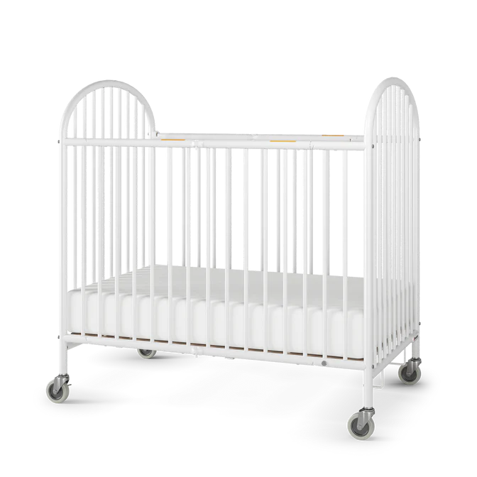 Foundations® Pinnacle™ Compact Folding Metal Crib – Commercial Infant Crib for Hotels