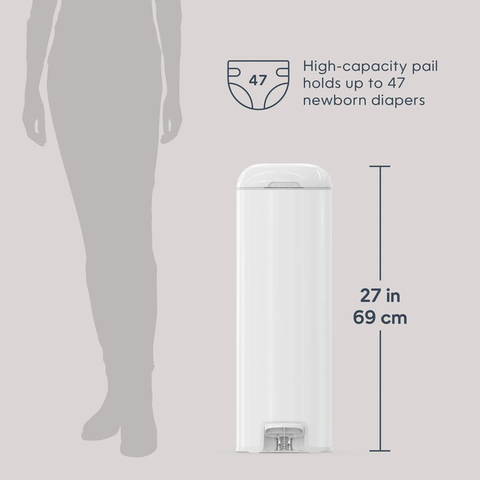 Playtex® Diaper Genie® Platinum Diaper Pail with 18 Bags – Lily White