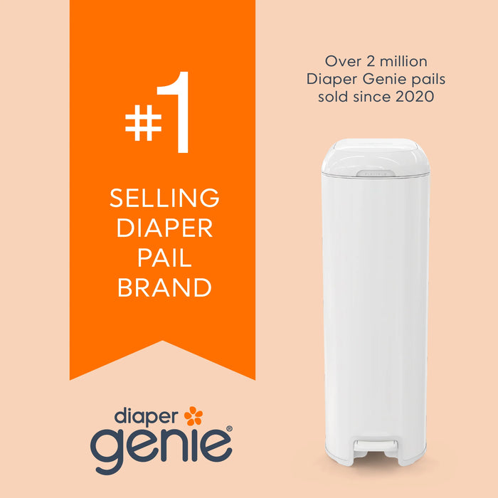 Playtex® Diaper Genie® Platinum Diaper Pail with 18 Bags – Lily White