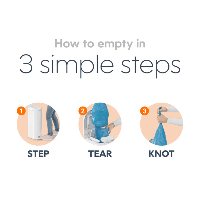 Playtex® Diaper Genie® Platinum Diaper Pail with 18 Bags – Lily White